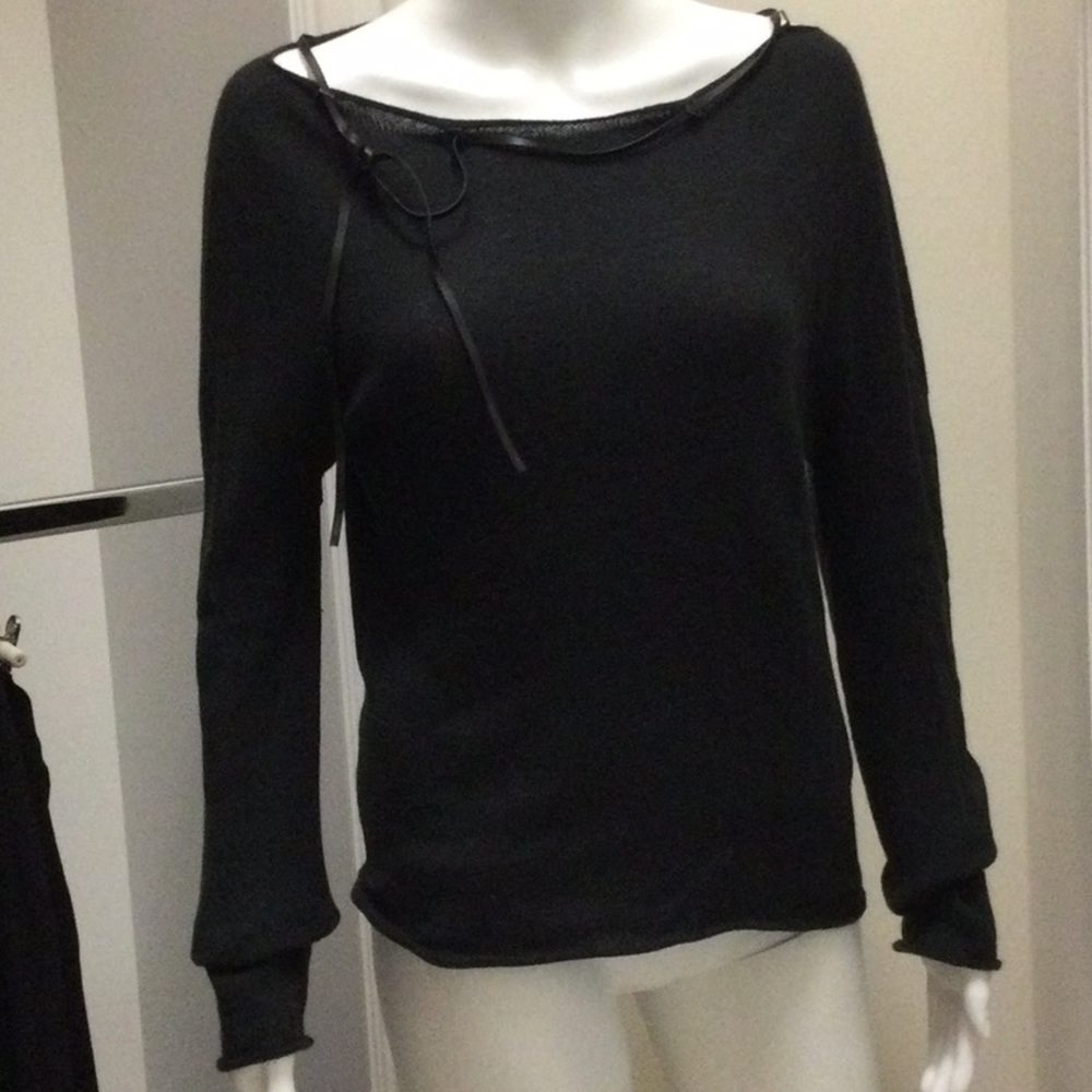 GUCCI cashmere sweater charcoal size M